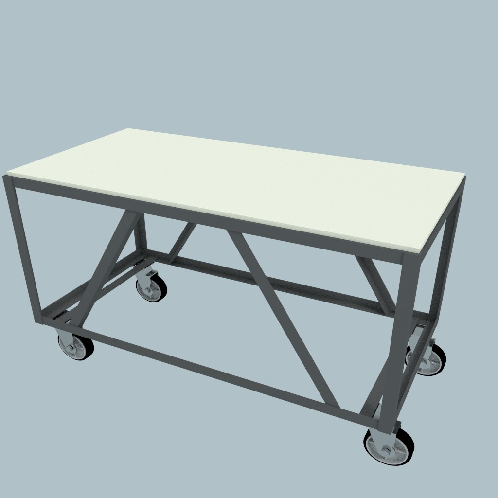 Rolling Bench/Table preview image 1
